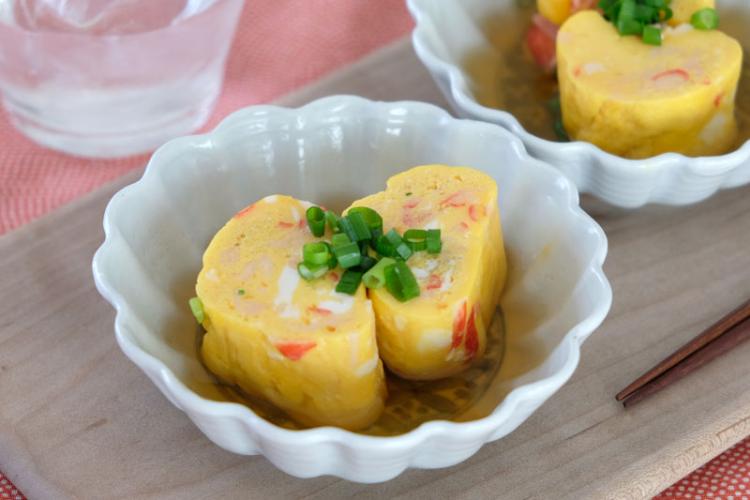 レンジで作る出汁巻き玉子